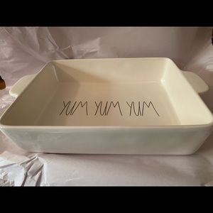 Rae Dunn Yum Yum Yum Casserole Dish
